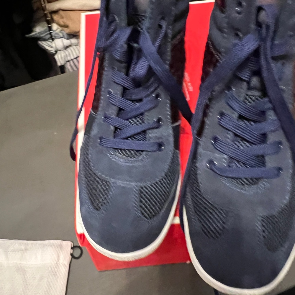 Coach Navy and Purple Women's Sneakers - Picture 2 of 4